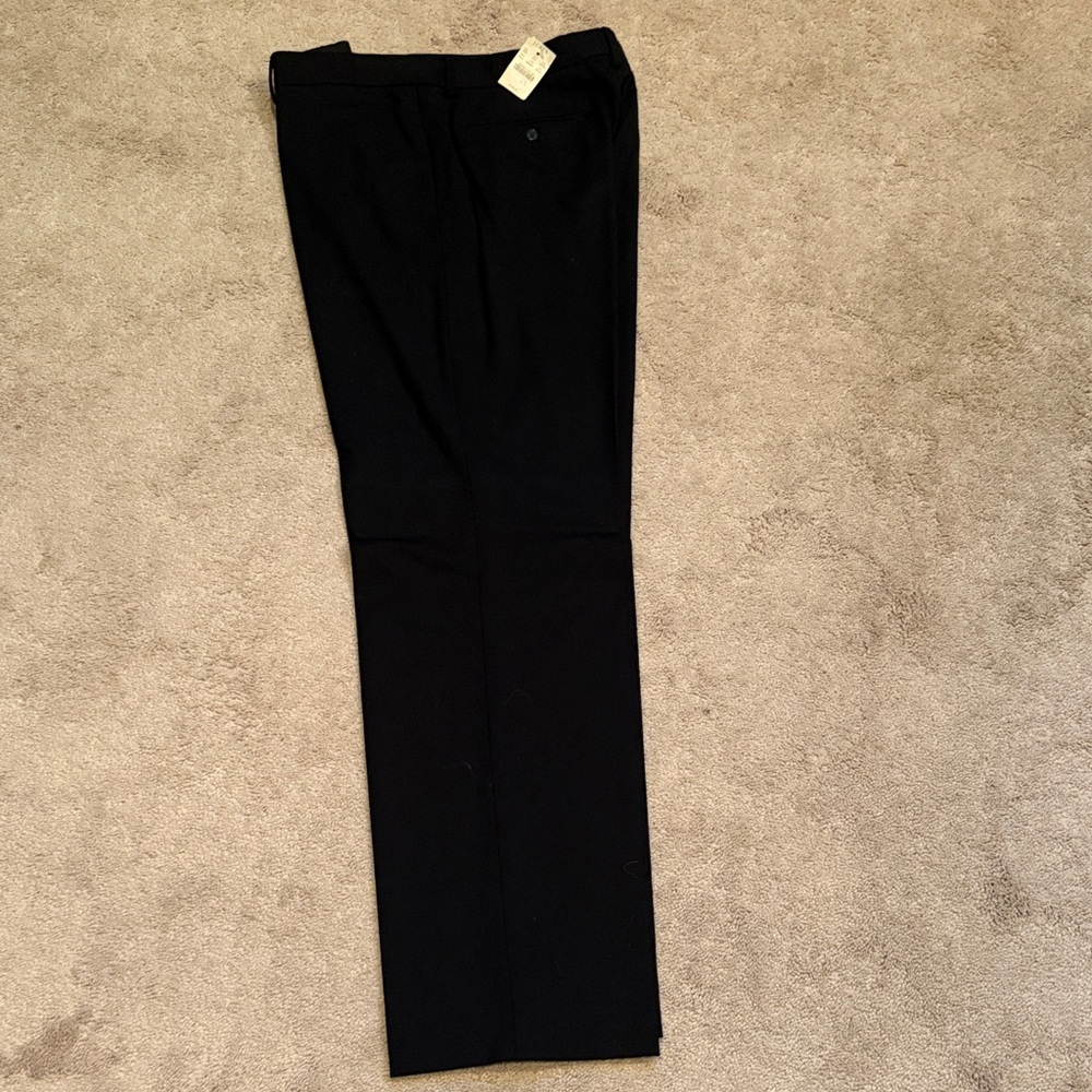 J. Crew Men's Elegant Black Dress Pants